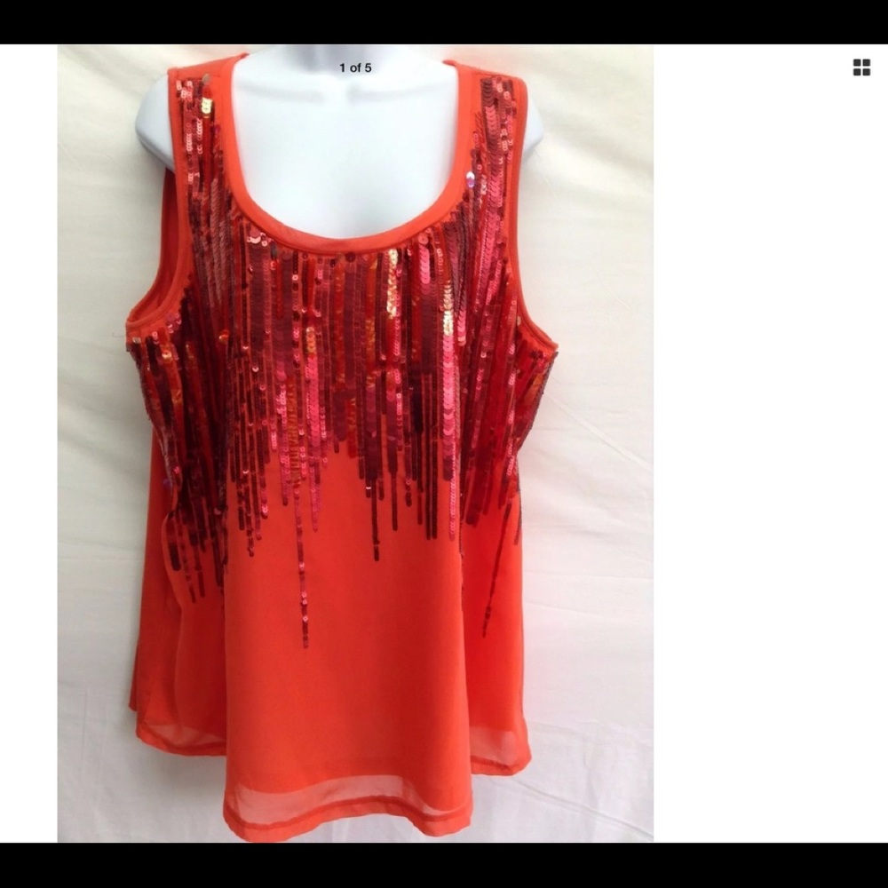 EUC. SEQUINED TANK TOP